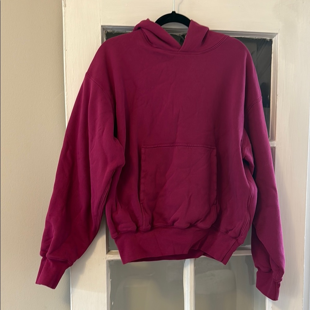YZY Gap Heavyweight Magenta Hoodie